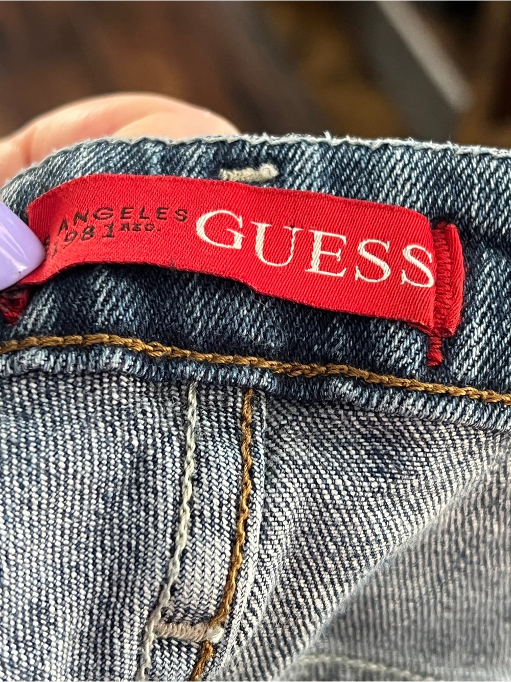 Vintage Guess Patchwork High Rise Skinny Jeans - Picture 7 of 7